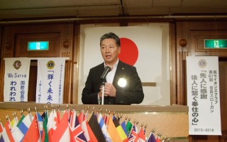 第61期最初の例会で、木原会長から就任挨拶並びに基本方針の発表がありました。